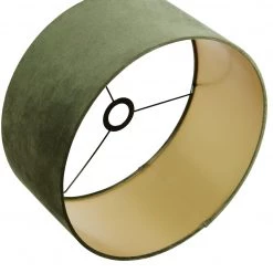 Habitat Gaia Velvet & Foil 40cm Drum Shade Chive Lamp Shades -lighting Sales Shop unnamed file 1861