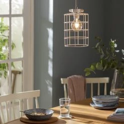 Habitat Cepheus Small Wire Shade White Lighting -lighting Sales Shop unnamed file 1867