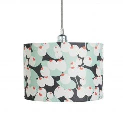 Habitat Cruz Scandi Printed 30cm Drum Shade Lighting