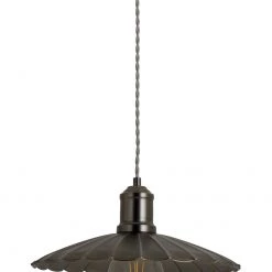 Habitat Pixie Pewter Metal Pendant Light Nickel Finish Lighting