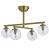 Habitat Chuck 4 Light Flush To Ceiling Light Brushed Brass Lighting -lighting Sales Shop unnamed file 195