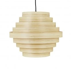 Habitat Thaker Large Bamboo Layered Easy To Fit Shade Lamp Shades