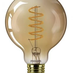 Philips LED 25W G93 E27 ES Classic Light Bulb Gold Lighting