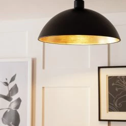Habitat Yuno Leaf Flush To Ceiling Light Black And Gold Lighting -lighting Sales Shop unnamed file 204