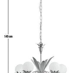 Habitat Easton 5 Light Opal Chandelier Brass Ceiling Lights -lighting Sales Shop unnamed file 207