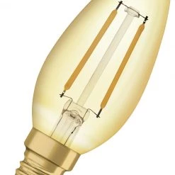 Osram Vintage 1906 2.5W LED Warm White SES Candle Bulb Lighting -lighting Sales Shop unnamed file 2138