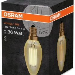 Osram Vintage 1906 5W LED Warm White Candle Bulb Lighting -lighting Sales Shop unnamed file 2147