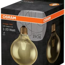 Osram Vintage 1906 3W LED Warm White Globe Bulb Lighting -lighting Sales Shop unnamed file 2153