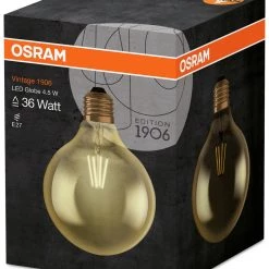 Osram Vintage 1906 4W LED Warm White Globe Bulb Lighting 15 Osram Vintage 1906 4W LED Warm White Globe Bulb Lighting -lighting Sales Shop unnamed file 2166