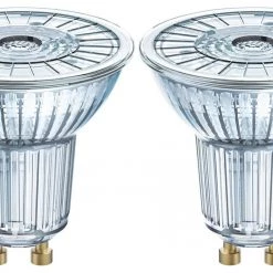 Osram 5W LED Full Glass GU10 Bulb Twin Pack Light Bulbs
