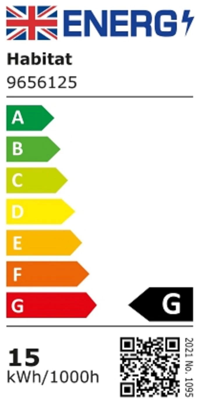 Habitat Vivian Glass 3 Light LED Ceiling Light Green Lighting 8 Habitat Vivian Glass 3 Light LED Ceiling Light Green Lighting - Image 6