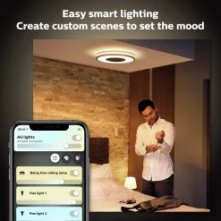 Philips Hue Being Flush To Ceiling Light Black Ceiling Lights -lighting Sales Shop unnamed file 225