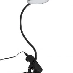 Habitat Mopsa Clip Lamp Black Desk Lamps
