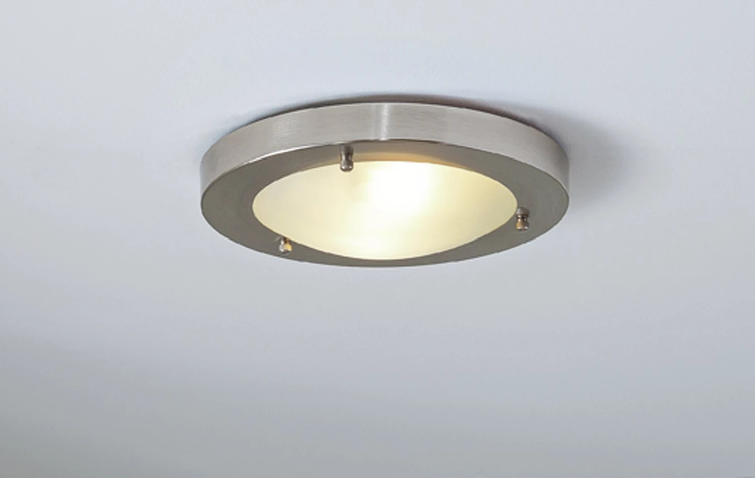 Habitat Bowdon Bathroom LED Flush To Ceiling Light Chrome Bathroom Lights 4 Habitat Bowdon Bathroom LED Flush To Ceiling Light Chrome Bathroom Lights - Image 2