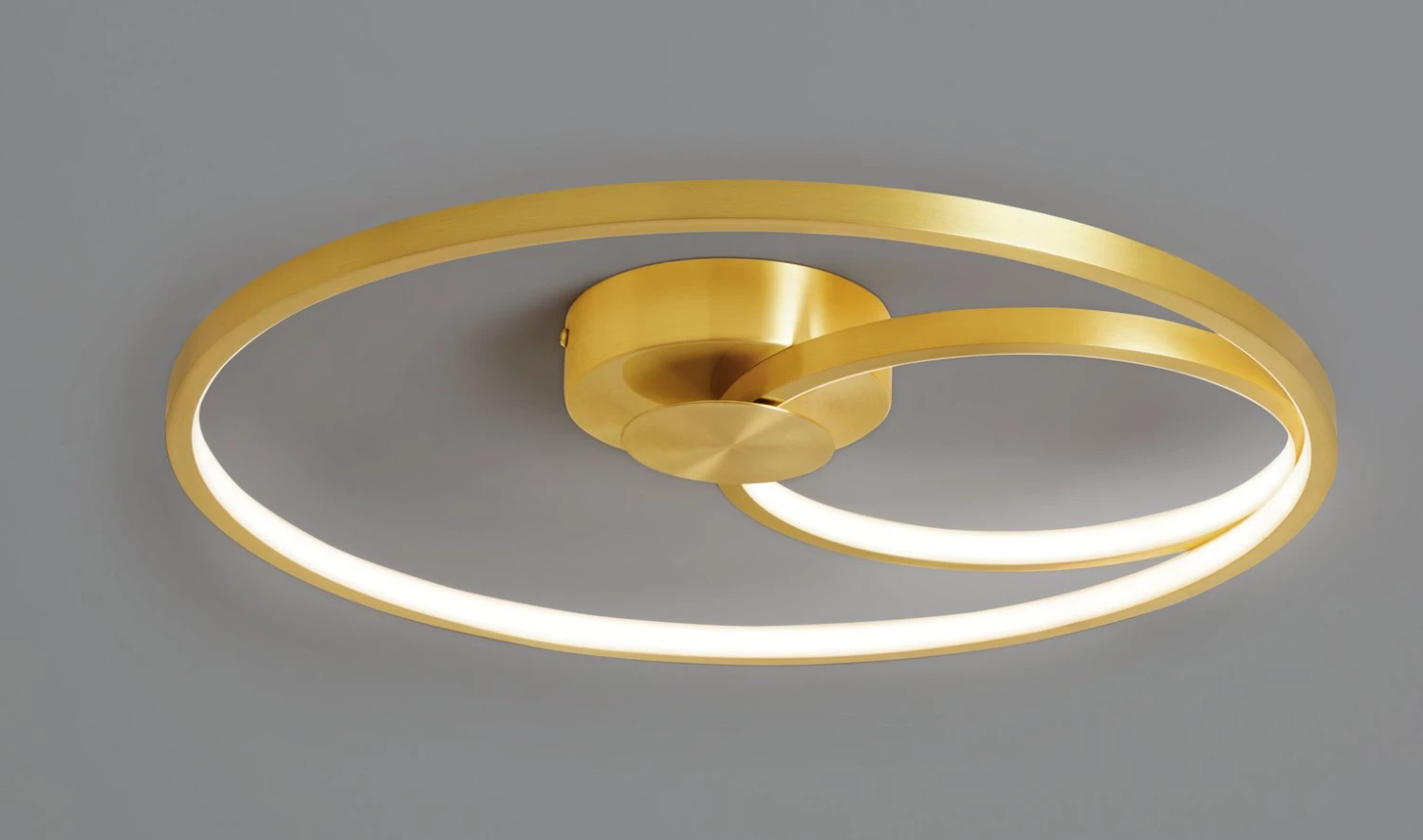 Habitat Pill LED Flush To Ceiling Light Brushed Brass Ceiling Lights 4 Habitat Pill LED Flush To Ceiling Light Brushed Brass Ceiling Lights - Image 2