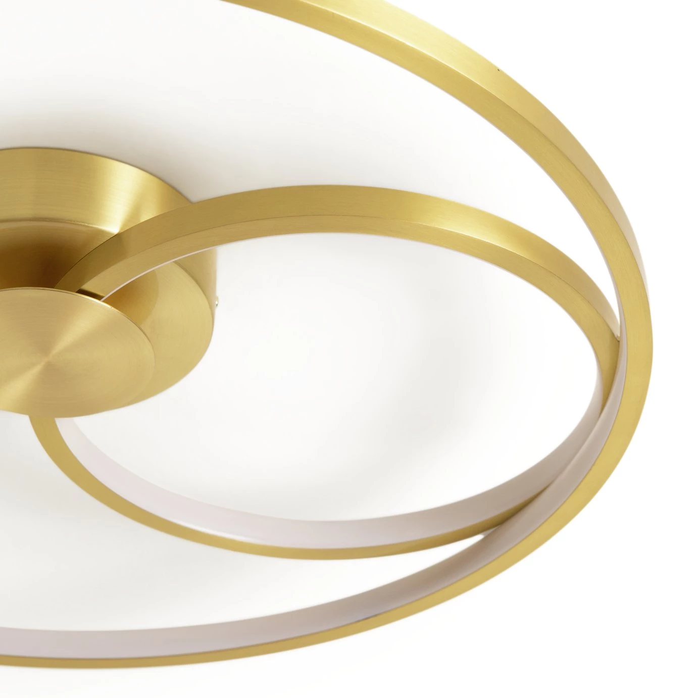 Habitat Pill LED Flush To Ceiling Light Brushed Brass Ceiling Lights 7 Habitat Pill LED Flush To Ceiling Light Brushed Brass Ceiling Lights - Image 5