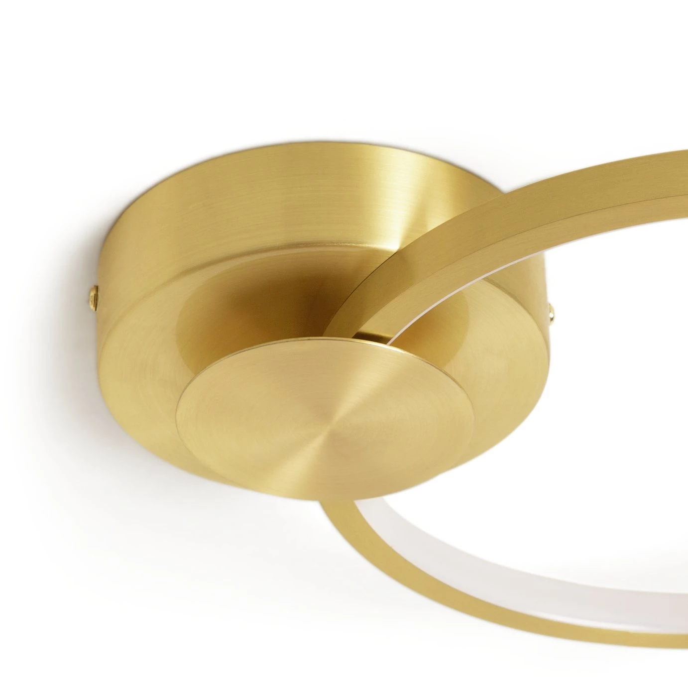 Habitat Pill LED Flush To Ceiling Light Brushed Brass Ceiling Lights 8 Habitat Pill LED Flush To Ceiling Light Brushed Brass Ceiling Lights - Image 6