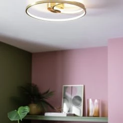 Habitat Pill LED Flush To Ceiling Light Brushed Brass Ceiling Lights 15 Habitat Pill LED Flush To Ceiling Light Brushed Brass Ceiling Lights -lighting Sales Shop unnamed file 2370