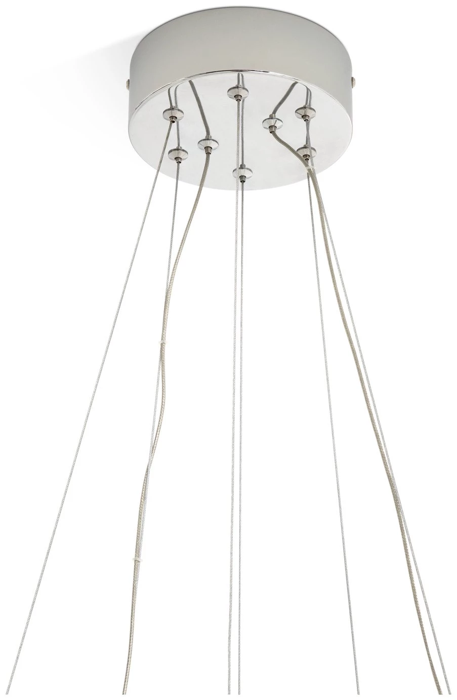 Habitat Yang 2 Tier LED Glass Chandelier Chrome Lighting 10 Habitat Yang 2 Tier LED Glass Chandelier Chrome Lighting - Image 8