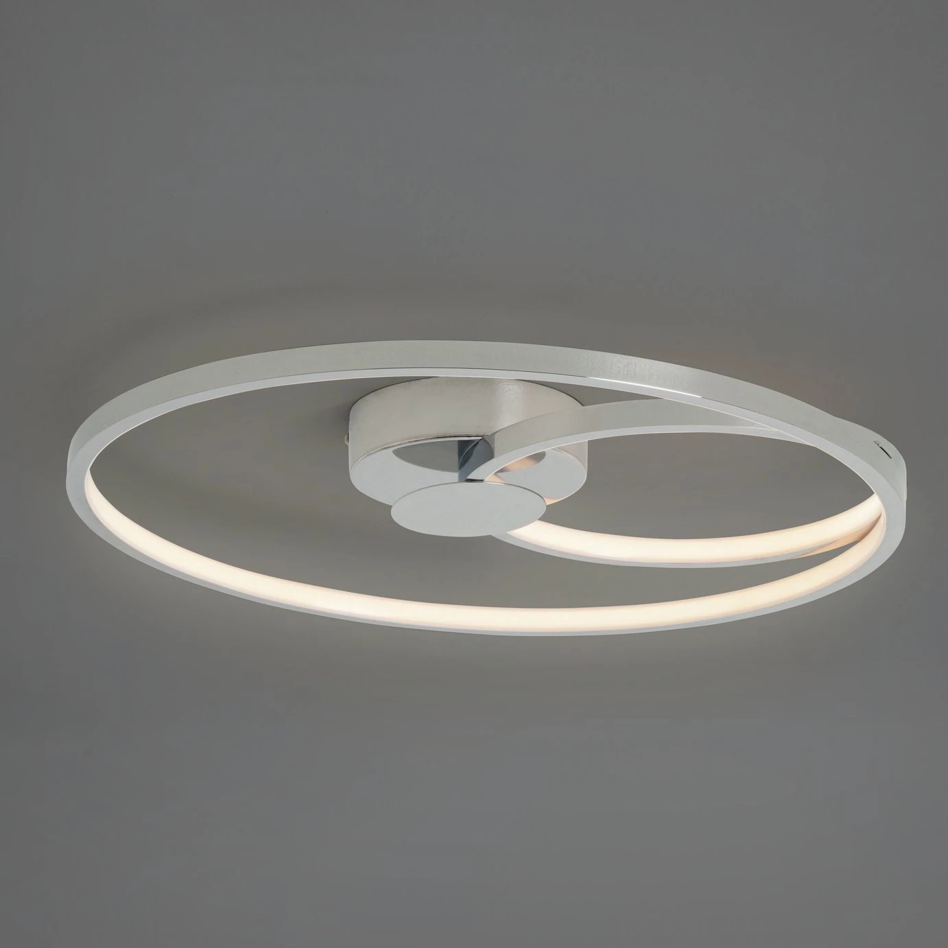 Habitat Pill LED Flush To Ceiling Light Brushed Chrome Ceiling Lights 4 Habitat Pill LED Flush To Ceiling Light Brushed Chrome Ceiling Lights - Image 2