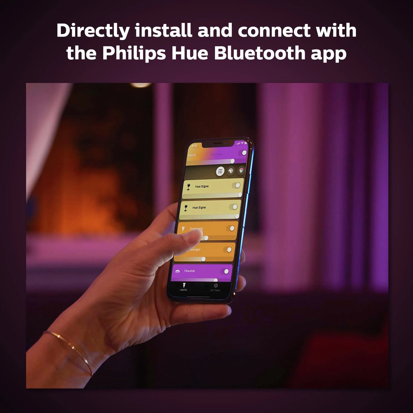 Philips Hue Centris 3 Light Flush To Ceiling Light Black Lighting 9 Philips Hue Centris 3 Light Flush To Ceiling Light Black Lighting - Image 7