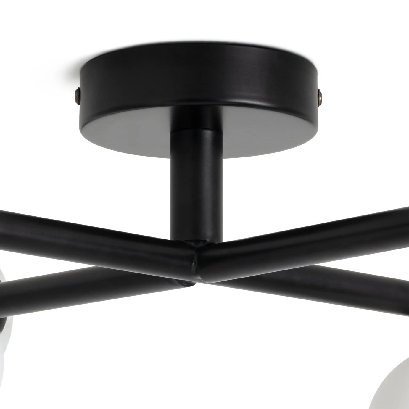 Habitat Alonso 6 Lights Flush To Ceiling Light Black Ceiling Lights 6 Habitat Alonso 6 Lights Flush To Ceiling Light Black Ceiling Lights - Image 5