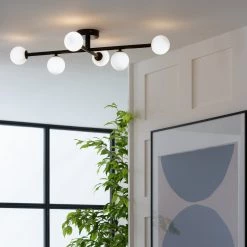 Habitat Alonso 6 Lights Flush To Ceiling Light Black Ceiling Lights 12 Habitat Alonso 6 Lights Flush To Ceiling Light Black Ceiling Lights -lighting Sales Shop unnamed file 2436