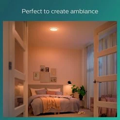 Philips Super Slim Flush To Ceiling Light Black Ceiling Lights -lighting Sales Shop unnamed file 259