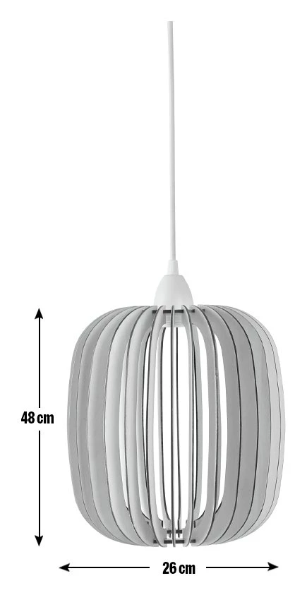Habitat Achille Small Plywood Pendant Light Natural Lighting 4 Habitat Achille Small Plywood Pendant Light Natural Lighting - Image 2