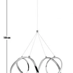 Habitat Spiral LED Pendant Ceiling Light Chrome Ceiling Lights -lighting Sales Shop unnamed file 273