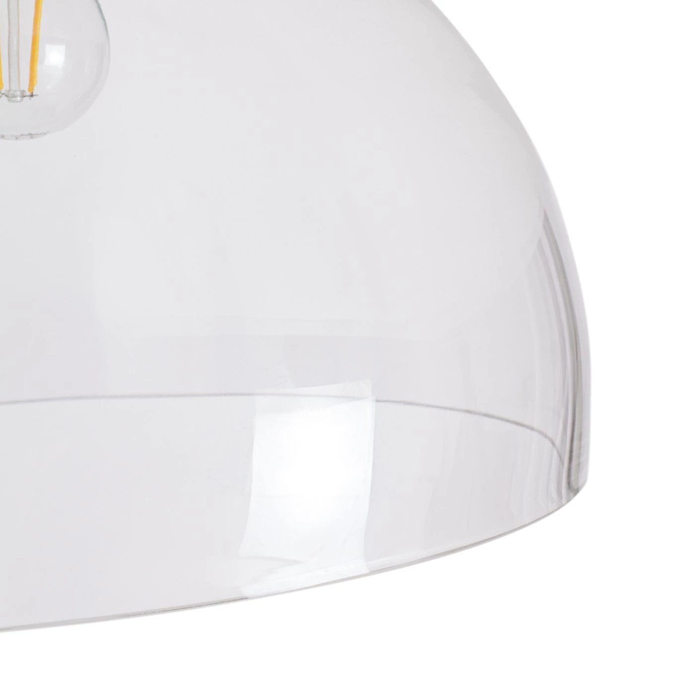 Habitat Diablo Glass Flush To Ceiling Light White Ceiling Lights 5 Habitat Diablo Glass Flush To Ceiling Light White Ceiling Lights - Image 3