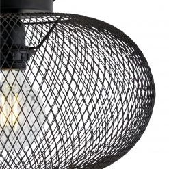 Habitat Tumba Mesh Flush To Ceiling Light Black Lighting -lighting Sales Shop unnamed file 30