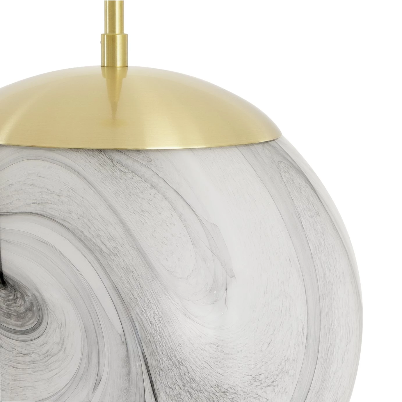Habitat Tires Alabaster Ceiling Pendant Light Brushed Brass Lighting 5 Habitat Tires Alabaster Ceiling Pendant Light Brushed Brass Lighting - Image 3