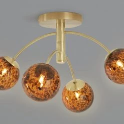 Habitat Hayle Tortoise Shell 4 Light Ceiling Light Brass Lighting 12 Habitat Hayle Tortoise Shell 4 Light Ceiling Light Brass Lighting -lighting Sales Shop unnamed file 317