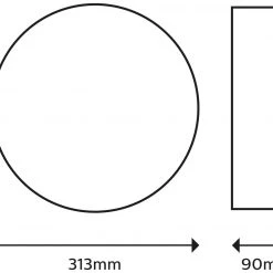 Philips Doris Bathroom Luminaire Flush To Ceiling Light Ceiling Lights -lighting Sales Shop unnamed file 322