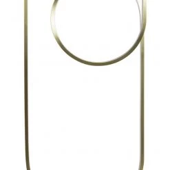 Habitat Pill LED Floor Lamp Brushed Brass Floor Lamps