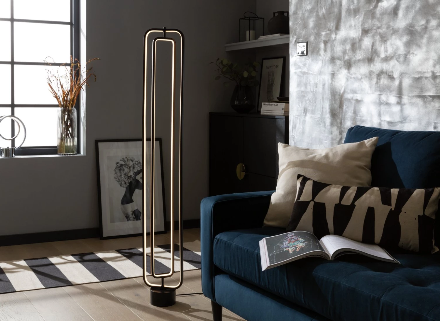 Habitat Sio LED Floor Lamp Black Floor Lamps 13 Habitat Sio LED Floor Lamp Black Floor Lamps - Image 11