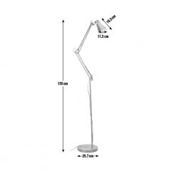 Habitat Swing Arm Floor Lamp Matt Black Lighting -lighting Sales Shop unnamed file 486