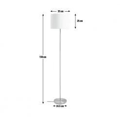 Habitat Satin Stick Floor Lamp Cream Lighting -lighting Sales Shop unnamed file 503