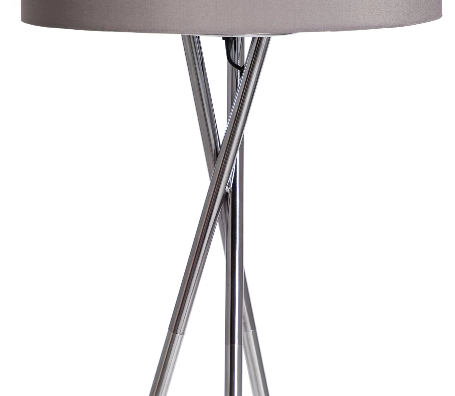Habitat Tripod Floor Lamp Grey And Chrome Lighting 6 Habitat Tripod Floor Lamp Grey And Chrome Lighting - Image 4