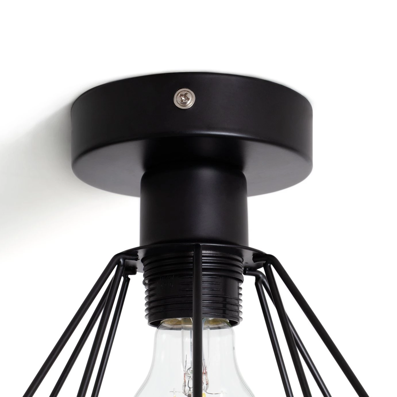 Habitat Kanso Flush To Ceiling Light Matt Black Lighting 6 Habitat Kanso Flush To Ceiling Light Matt Black Lighting - Image 4