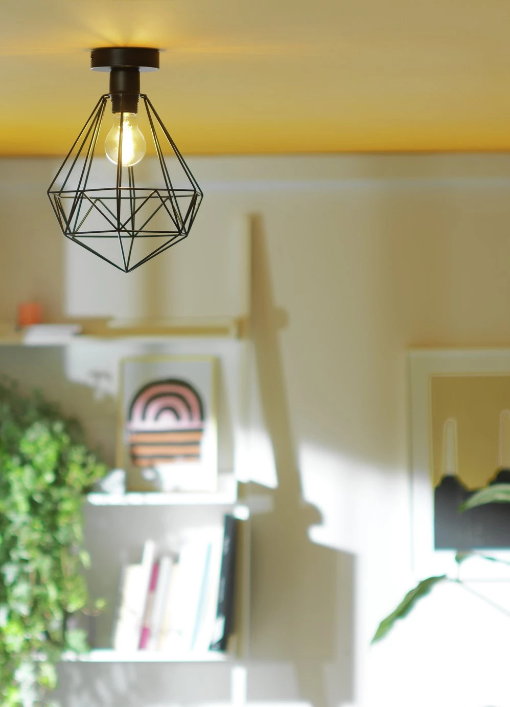 Habitat Kanso Flush To Ceiling Light Matt Black Lighting 7 Habitat Kanso Flush To Ceiling Light Matt Black Lighting - Image 5