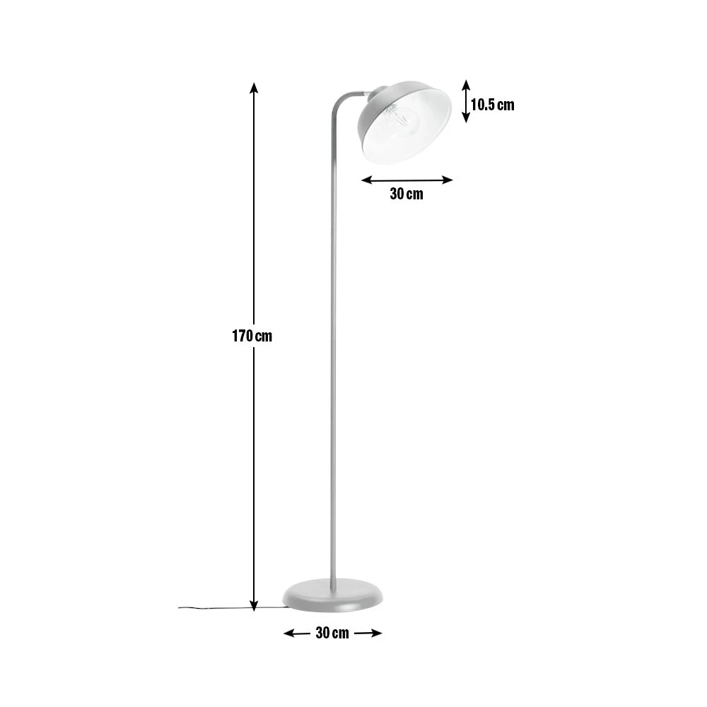 Habitat Benson Floor Lamp Blue Floor Lamps 11 Habitat Benson Floor Lamp Blue Floor Lamps - Image 9