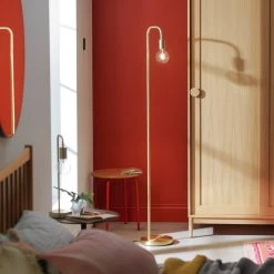 Habitat Rayner Floor Lamp Brass Floor Lamps -lighting Sales Shop unnamed file 548