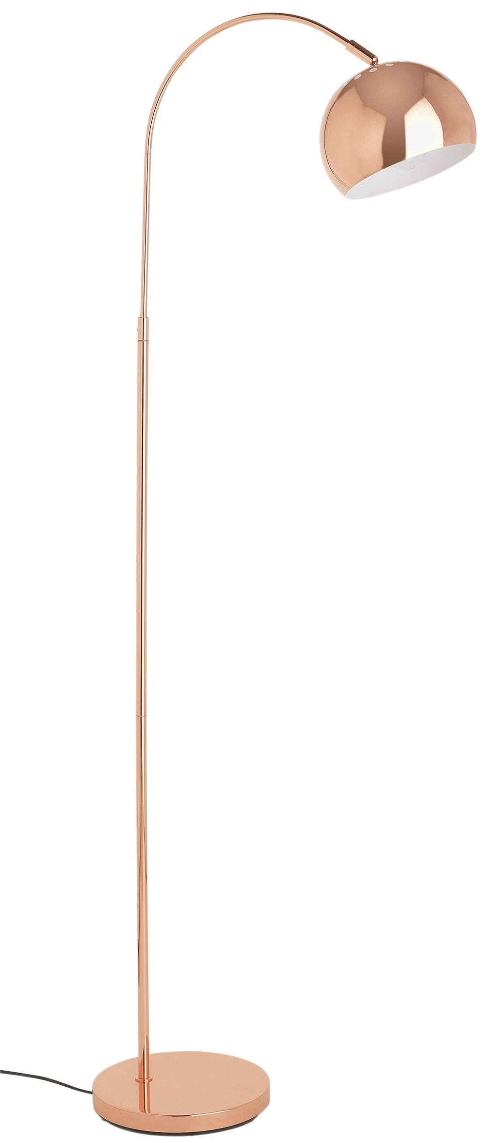 Habitat Curva Floor Lamp Copper Lighting 3 Habitat Curva Floor Lamp Copper Lighting