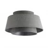 Habitat Dione Textured 2 Tier Flush To Ceiling Light Grey Ceiling Lights