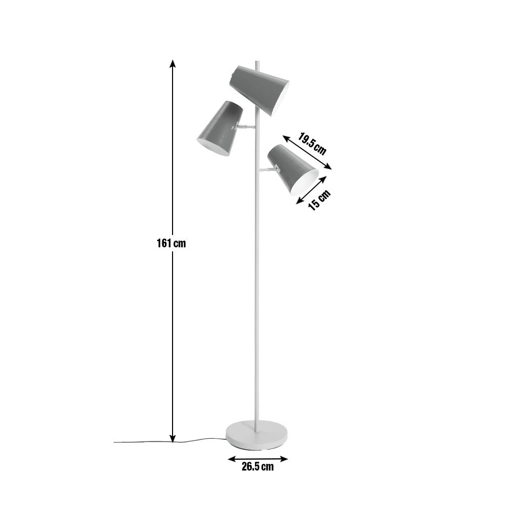 Habitat 3 Light Floor Lamp Lighting 11 Habitat 3 Light Floor Lamp Lighting - Image 9