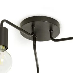 Habitat Rayner 3 Arm Flush To Ceiling Light Black Ceiling Lights -lighting Sales Shop unnamed file 67