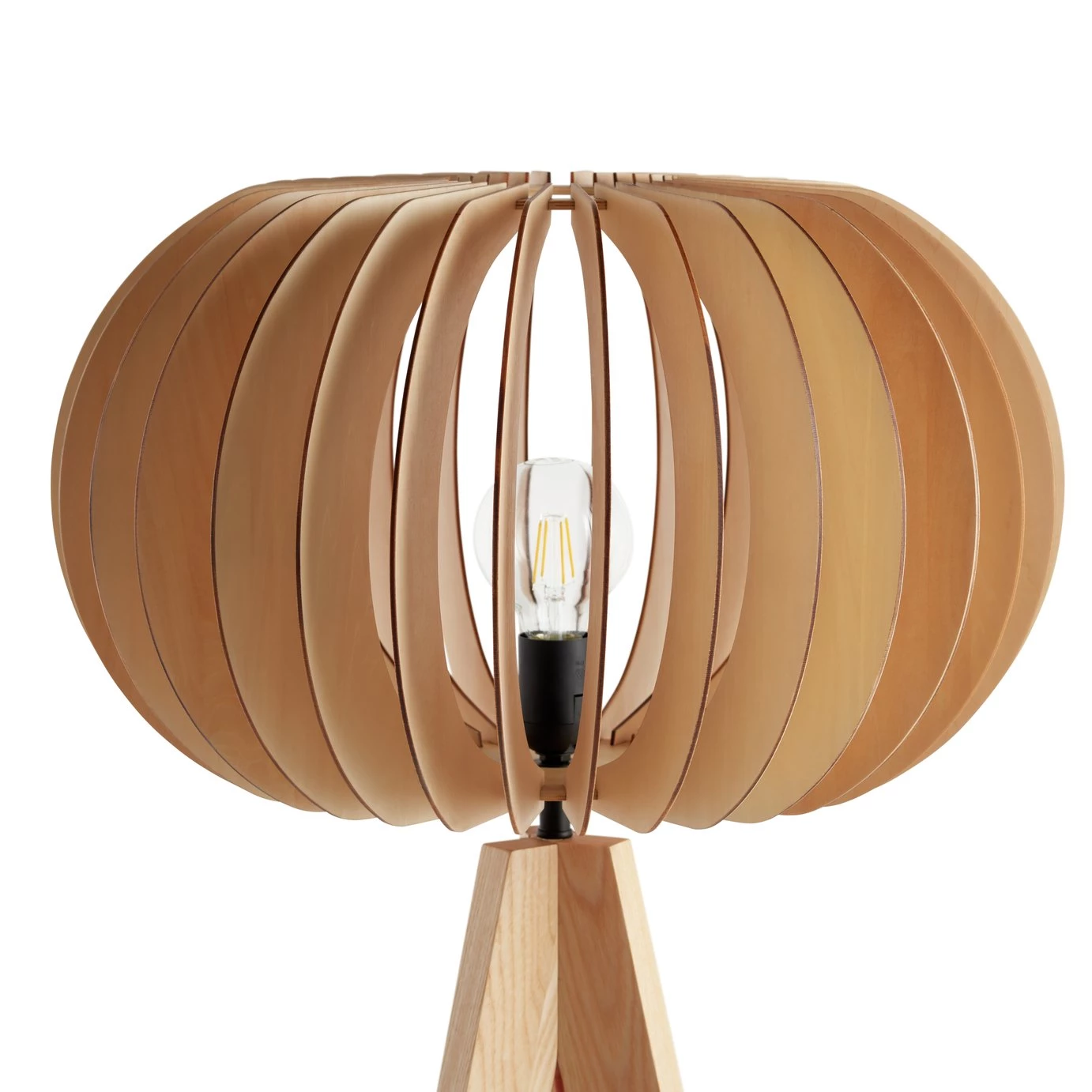 Habitat Achille Ash Wooden Tripod Floor Lamp Oak Floor Lamps 9 Habitat Achille Ash Wooden Tripod Floor Lamp Oak Floor Lamps - Image 7