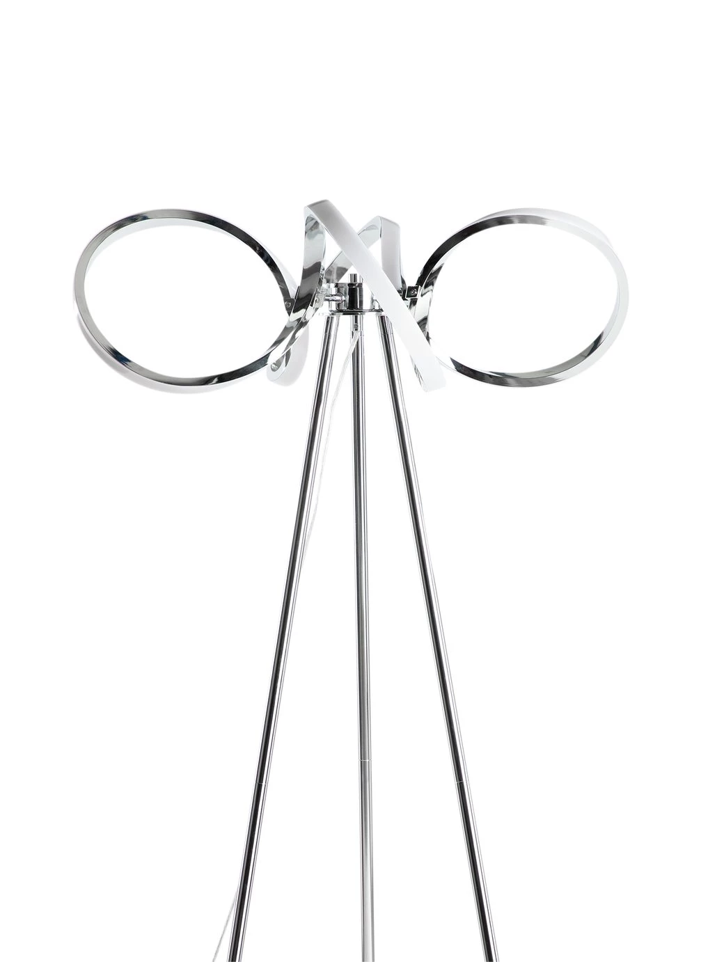 Habitat Spiral LED Tripod Floor Lamp Chrome Lighting 11 Habitat Spiral LED Tripod Floor Lamp Chrome Lighting - Image 9